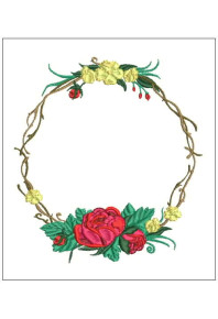 Dec183 - Peonias Wreath